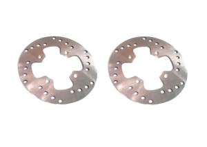 Performance Front Brake Rotors for Polaris 5243675, 5240035, Left & Right, Optimal Braking, Quality Tested, Quiet Operation, Precision Balanced, Corrosion Resistant, ATVPC