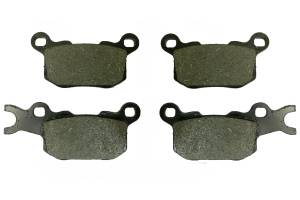 Monster Performance Front Brake Pads for Polaris 2208162 2206231, Left & Right, Ceramic, Quiet Braking, Low-Dust, All-Weather, Quality Tested, Set of 2