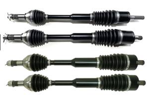 Monster XP Series Full CV Axle Set for Can-Am 705402030, 705402031, 705502552, Front & Rear, Telescoping, Built Tough, 4340 Chromoly Steel, Direct Fit, Factory Length with 4" of Travel