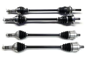 Precision Full CV Axle Set for Can-Am 705401387, 705401878, 705502414, Front & Rear, Quality Tested, Heat-Treated, 4140 Chromoly Steel, Exact Fit, ATVPC