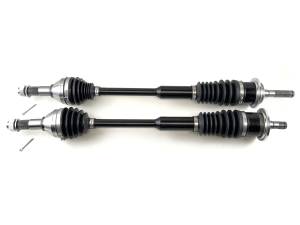 Monster XP Series Front CV Axles for Can-Am 705401387, 705401878, Left & Right, Telescoping, Built Tough, 4340 Chromoly Steel, Direct Fit, Factory Length with 4" of Travel