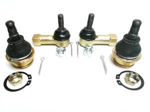 Tie Rod End Ball Joint Set for Kawasaki Brute Force 750 2005-2023, Low-Friction, Pre-Greased, Precision Machined, ATVPC