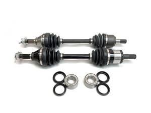 Precision Front CV Axles & Brg Kits for Kawasaki 59266-0021, 59266-0022, Left & Right, Quality Tested, Heat-Treated, 4140 Chromoly Steel, Exact Fit, ATVPC