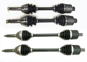 Precision Full CV Axle Set for Polaris 1380197, 1332471, Front & Rear, Quality Tested, Heat-Treated, 4140 Chromoly Steel, Exact Fit, ATVPC