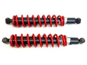 Monster Performance Rear Shocks for Honda Pioneer 700 2015-2022, 52400-HL3-A51, Left & Right, Linear Rate, Red, Responsive Handling, Quality Tested, Gas-charged, Anti-foam, Anti-shear, Adjustable