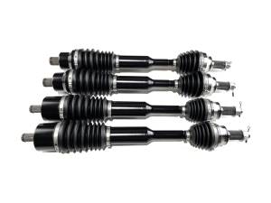 Monster XP Series Full CV Axle Set for Polaris 1334202, 1334203, Front & Rear, Scrambler & Sportsman 1000 S 55", Telescoping, Built Tough, 4340 Chromoly Steel, Direct Fit, Factory Length with 4" of Travel