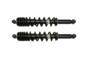 Monster Performance Front Shocks for Honda Pioneer 700 & 700-4 2015-2022, Left & Right, Dual Rate, Responsive Handling, Optimal Damping, Quality Tested, Gas-charged, Anti-foam, Anti-shear, Adjustable