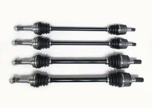Precision Full CV Axle Set for Yamaha 2HC-2518F-01-00, 2HC-2531H-13-00, Front & Rear, Quality Tested, Heat-Treated, 4140 Chromoly Steel, Exact Fit, ATVPC