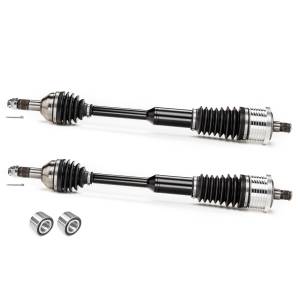 Monster XP Series Rear CV Axles & Brgs for Can-Am 705502412, Left & Right, Telescoping, Built Tough, 4340 Chromoly Steel, Direct Fit, Factory Length with 4" of Travel