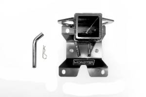 MONSTER AXLES - Monster Performance Rear Hitch Receiver for Can-Am Maverick X3 2017-2021, 2", Black, Welded, Steel, Corrosion Resistant, Standard Opening, Long-Life Design - Image 2