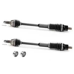 Monster XP Series Front CV Axles & Brgs for Polaris 1332637, Left & Right, Telescoping, Built Tough, 4340 Chromoly Steel, Direct Fit, Factory Length with 4" of Travel