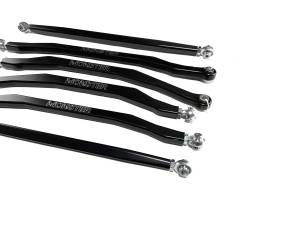 MONSTER AXLES - Monster Performance High Clearance Rear Radius Rod Set for Can-Am 72" Maverick X3 Turbo R RR XMR, XRS, XRC 2019-2023, Precision Machined, Improve Stability, Anodized 6061-T6 Aluminum Alloy, Set of 6 - Image 2