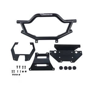 Aprove - Aprove Front Winch Bumper for Polaris PRO XP XP4 2020+, Heavy Duty Steel, Precision Engineered, Weather Resistant, Corrosion Proof, Black Powder Coat, Long-Life Durability - Image 1