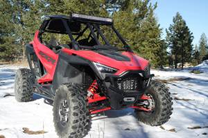 Aprove - Aprove Front Winch Bumper for Polaris PRO XP XP4 2020+, Heavy Duty Steel, Precision Engineered, Weather Resistant, Corrosion Proof, Black Powder Coat, Long-Life Durability - Image 8