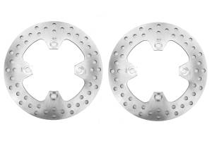 Performance Front Brake Rotors for Kawasaki 41080-0585, Left & Right, Optimal Braking, Quality Tested, Quiet Operation, Precision Balanced, Corrosion Resistant, Set of 2, ATVPC