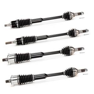 Monster XP Series Full CV Axle Set for Can-Am 705401235, 705401236, 705502356, Front & Rear, Telescoping, Built Tough, 4340 Chromoly Steel, Direct Fit, Factory Length with 4" of Travel