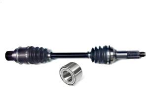 Precision Rear CV Axle & Bearing for Yamaha Grizzly 350 400 450 & Kodiak 400 450, Left or Right, Quality Tested, Heat-Treated, 4140 Chromoly Steel, Exact Fit, ATVPC