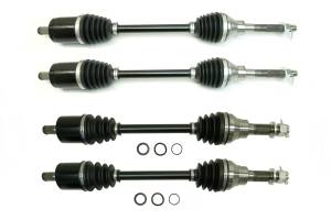 Precision Full CV Axle Set for Kubota RTV-X900, X1100C, X-1120D 2014-2018, Front & Rear, Quality Tested, Heat-Treated, 4140 Chromoly Steel, Exact Fit, ATVPC