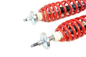 MONSTER AXLES - Monster Performance Front Shocks for Polaris 7041784, Left & Right, Ranger Series 10 & 11, Monotube, Dual-Rate, Responsive Handling, Gas-charged, Anti-foam, Anti-shear, Quality Tested, Red - Image 3