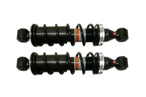 Monster Performance Rear Shocks for Kawasaki Diesel Mule 2510 3010 4010 2000-2013, Left & Right, Linear Rate, Red, Responsive Handling, Quality Tested, Gas-charged, Anti-foam, Anti-shear, Adjustable