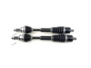 Monster XP Series Front CV Axles for Polaris 1333948, Left & Right, RZR 900 50" 55" Trail 900, Telescoping, Built Tough, 4340 Chromoly Steel, Direct Fit, Factory Length with 4" of Travel
