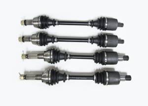 Precision Full CV Axle Set for Polaris 1332440, 1332884, Front & Rear, Quality Tested, Heat-Treated, 4140 Chromoly Steel, Exact Fit, ATVPC