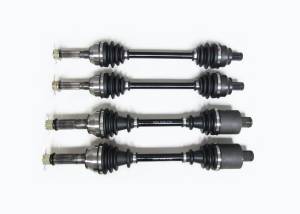 Precision Full CV Axle Set for Polaris Sportsman 450 570 ETX 2015-2016, Front & Rear, Quality Tested, Heat-Treated, 4140 Chromoly Steel, Exact Fit, ATVPC