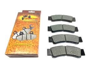 Monster Performance Front Brake Pad Set for Kawasaki 43082-0196, Left & Right, Ceramic, Quiet Braking, Low-Dust, All-Weather, Quality Tested