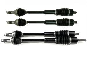 Monster XP Series Full CV Axle Set for Can-Am 705402449, 705402450, 705503051, Front & Rear, Telescoping, Built Tough, 4340 Chromoly Steel, Direct Fit, Factory Length with 4" of Travel