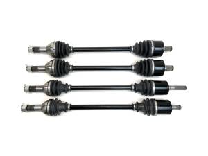 Precision Full CV Axle Set for Can-Am 705402407, 705402408, 705502831, Front & Rear, Quality Tested, Heat-Treated, 4140 Chromoly Steel, Exact Fit, ATVPC
