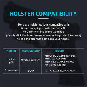 Olight - Baldr S Rail Mounted Light 800 Lumens; Black w/ Green Laser - Quick Install - Perfect for GL and PIC Rails - 130 Meter Beam Distance - Image 5