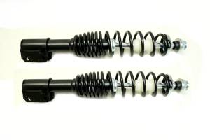 Monster Performance Front Shocks for Can-Am 706200661, Left & Right, Monotube, Dual-Rate, Responsive Handling, Quality Tested, Gas-charged, Anti-foam, Anti-shear, Adjustable