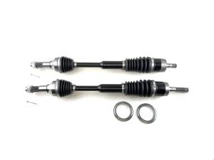 Monster XP Series Front CV Axles for Can-Am 705400952 705400953, Left & Right, Telescoping, Built Tough, 4340 Chromoly Steel, Direct Fit, Factory Length with 4" of Travel