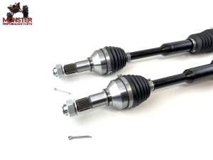 MONSTER AXLES - Monster XP Series Front CV Axles for Can-Am 705400952 705400953, Left & Right, Telescoping, Built Tough, 4340 Chromoly Steel, Direct Fit, Factory Length with 4" of Travel - Image 3