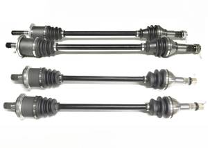 Precision Full CV Axle Set for Can-Am 705401235, 705401236, 705502412, Front & Rear, Quality Tested, Heat-Treated, 4140 Chromoly Steel, Exact Fit, ATVPC