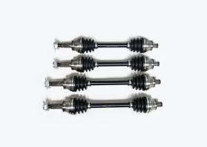 Precision Full CV Axle Set for Polaris 1332340, 1332341, Front & Rear, Quality Tested, Heat-Treated, 4140 Chromoly Steel, Exact Fit, ATVPC