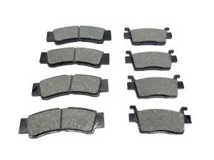 MONSTER AXLES - Monster Performance Full Brake Pad Set for Kawasaki 43082-0196 43082-0197, Front & Rear, Ceramic, Quiet Braking, Low-Dust, All-Weather, Quality Tested - Image 2