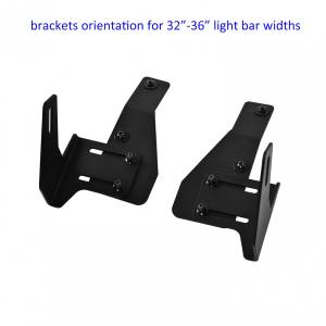 Aprove - Aprove Light Bar Mounting Brackets for Polaris RZR PRO XP XP4 2020-2026, Long-Life Durability, New Design - Image 2