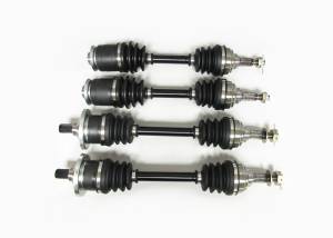 Precision Full CV Axle Set for Arctic Cat 1502-528, 1502-529, Front & Rear, Quality Tested, Heat-Treated, 4140 Chromoly Steel, Exact Fit, ATVPC