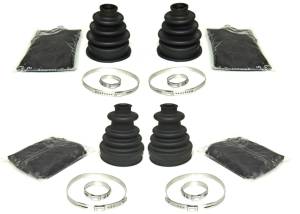 CV Boot Set for Bombardier 705400126, 705400127, Front, Inner & Outer, Abrasion Resistant, Heavy Duty, Thicker Gauge, Enhanced Rigidity, Quality Grease, Complete Kit, ATVPC