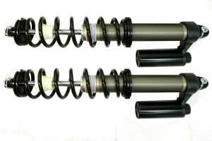 Monster Performance Front Shocks for Polaris 7044903 7044904 Left & Right Precision Made Quality Tested Monotube Gas-charged Adjustable Anti-foam Anti-shear