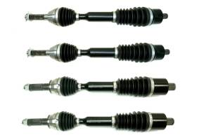 Monster XP Series Full CV Axle Set for Polaris 1333752 1333275 Front & Rear Sportsman 450 570 Telescoping Built Tough 4340 Chromoly Steel Direct Fit Factory Length with 4" of Travel