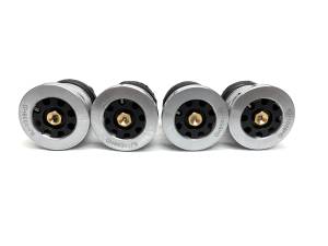 MONSTER AXLES - Monster Performance Full Ball Joint Set for Yamaha 3B4-23579-00-00 3B4-23579-01-00 Upper & Lower Heavy Duty 4340 Chromoly Steel Greaseable Low Friction Adjustable Chrome Plated Set of 4 - Image 4