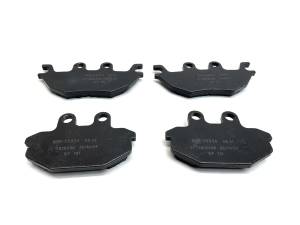 MONSTER AXLES - Monster Performance Rear Brake Pad Set for Kawasaki 43082-0140 Left & Right Ceramic Quiet Braking Low-Dust All-Weather Quality Tested - Image 3