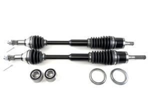 Monster XP Series Front CV Axles & Brgs for Can-Am Maverick XC XXC 1000 2014-2017 Left & Right Telescoping Built Tough 4340 Chromoly Steel Direct Fit Factory Length with 4" of Travel