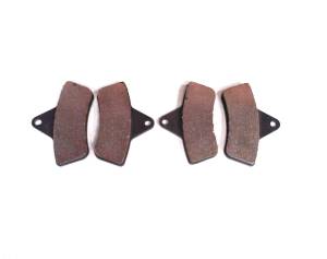 Monster Performance Front Brake Pad Set for Arctic Cat 250 300 400 500 Left & Right Quiet Braking Low-Dust All-Weather Quality Tested