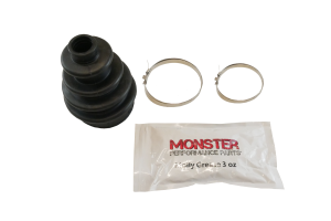 CV Boot Kit for Polaris 2203336 Rear Inner or Outer Optimal Flexibility Quality Grease All Weather Neoprene Quality Grease Complete Kit 217-10 ATVPC