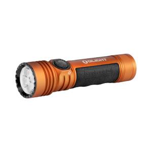Seeker 4 Pro High Power Flashlight - Orange CW - 4600 Lumen - 260 Meter Throw - 6 Modes USB-C Charger - Dog Walking - Hiking - Camping - Emergency