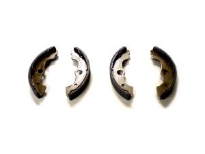 Monster Performance Front Brake Shoes for Honda 06450-HC5-405 451A0-HC5-670 Left & Right Precision Machined Quiet Operation Optimal Stopping All-Weather Quality Tested