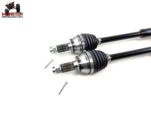 MONSTER AXLES - Monster XP Series Front CV Axles & Brgs for Polaris 1333681 Left & Right ACE 900 2017 2018 2019 Telescoping Built Tough 4340 Chromoly Steel Direct Fit Factory Length with 4" of Travel - Image 4